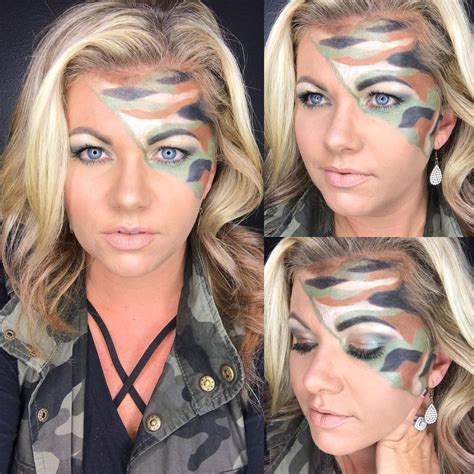 Army Girl Costume Makeup