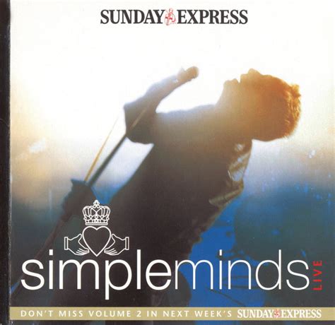 Simple Minds - Live - Volume 1 (2007, CD) | Discogs