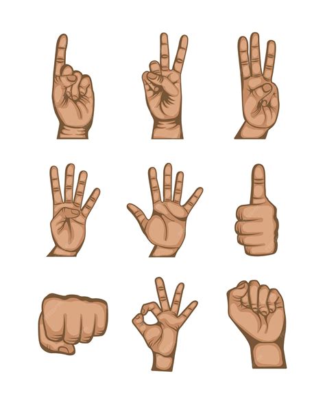 premium vector human hand design