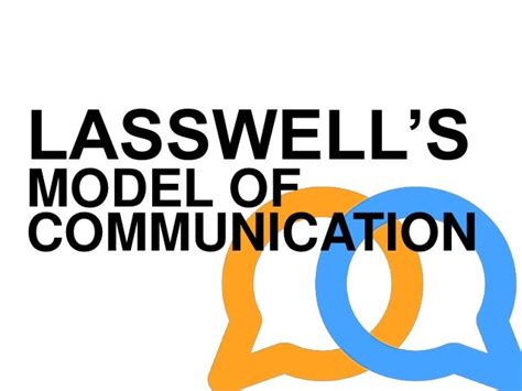 Lasswell model of commication