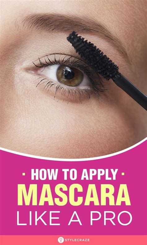 apply mascara perfectly   pro  clumps mascara