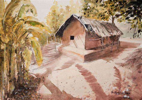 Village hut, Odisha by Mrutyunjaya Dash Online | Mojarto