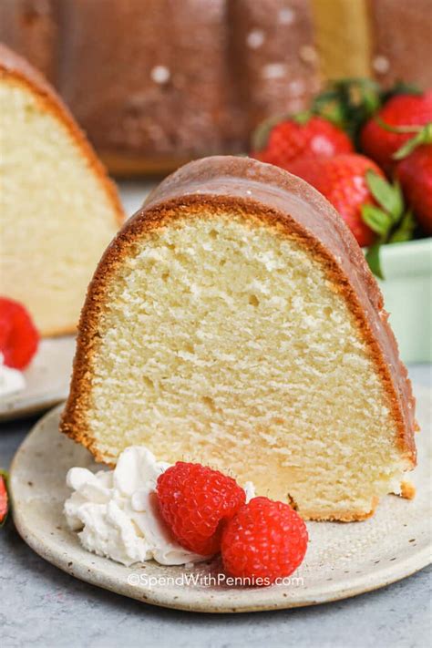 Cream Cheese Pound Cake - Spend With Pennies