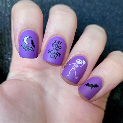 36 Awesome Purple Halloween Nails for You To Try This Spooky Season (2024)