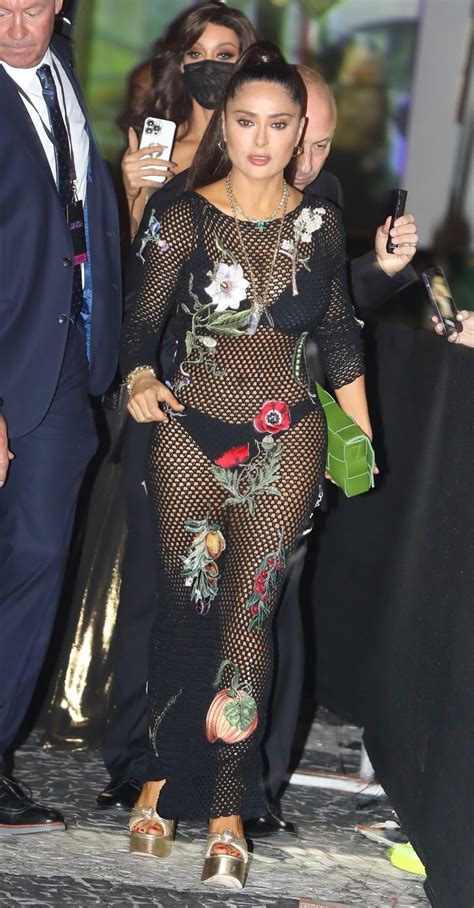 SALMA HAYEK Arrives at Magic Mike’s Last Dance Premiere at Regal South