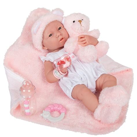 JC Toys, La Newborn Baby Doll Gift Set | Lifelike Baby Doll Girl | Real