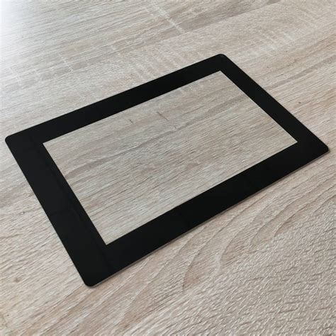 china custom  tft display touch screen front cover glass factory