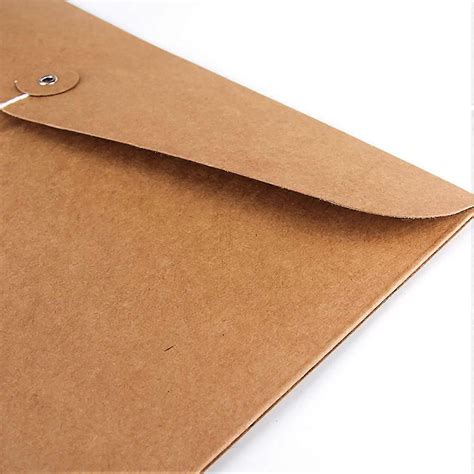 kraft string envelope file folder project pockets file organizer