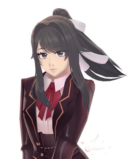 decided to remodel my ayano hair that dev traced :)) : Osana