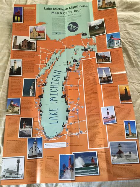 lighthouse map of michigan 30