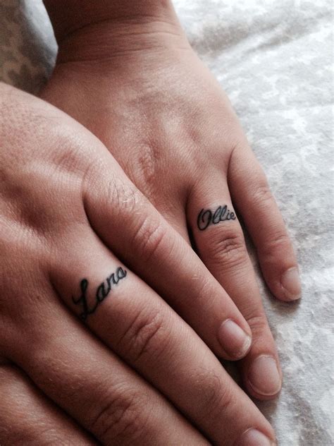 Finger Tattoos With Initials - Temporary Tattoo Trends