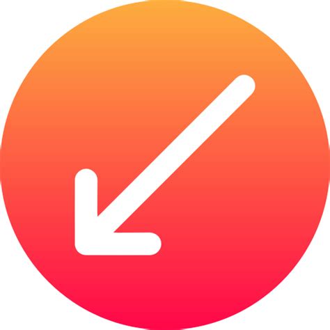 bottom left generic gradient fill icon