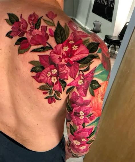 Bougainvillea tattoo | Tatuajes bonitos, Tatuajes creativos, Tatuajes ...