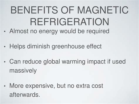 PPT - MAGNETIC REFRIGERATION PowerPoint Presentation, free download ...