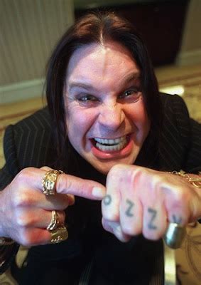 tattooed celebrity: Ozzy Osbourne Tattoos