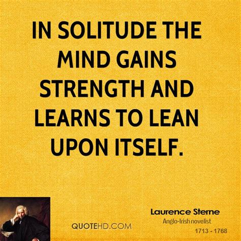 Strength In Solitude Quotes. QuotesGram