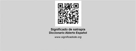SATRAPÍA - Diccionario Abierto de Español