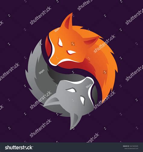 4 Cartoon Two Fox Twins Royalty-Free Images, Stock Photos & Pictures