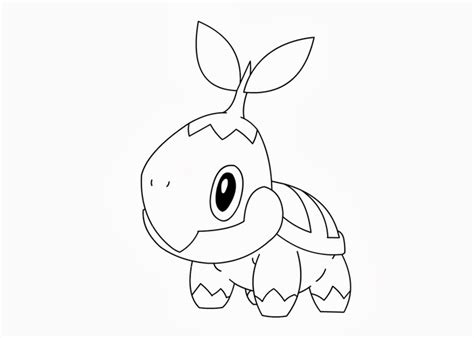 Turtwig Coloring Page at GetColorings.com | Free printable colorings ...