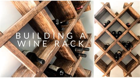 How to build a wood wine rack - Builders Villa