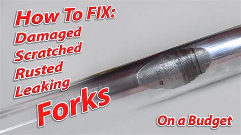 fix damaged leaking forks youtube