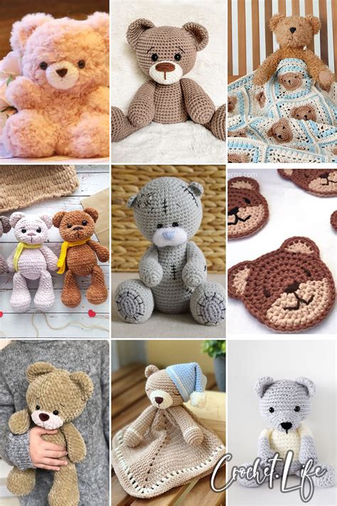 Teddy bear Crochet pattern pdf Printable tutorial amigurumi handmade ...