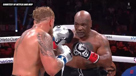 Jake Paul vs Mike Tyson full fight video highlights