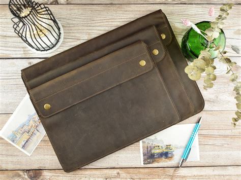 Leather Macbook Air // Macbook Pro Case Macbook Sleeve | Etsy