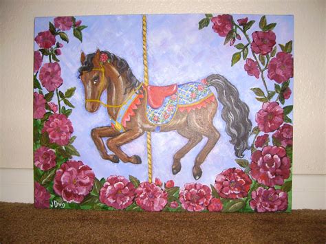 Designing Lady Jane: Carousel Horse Painting