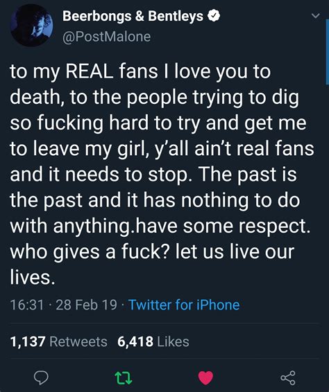 Post's latest tweet. : r/PostMalone