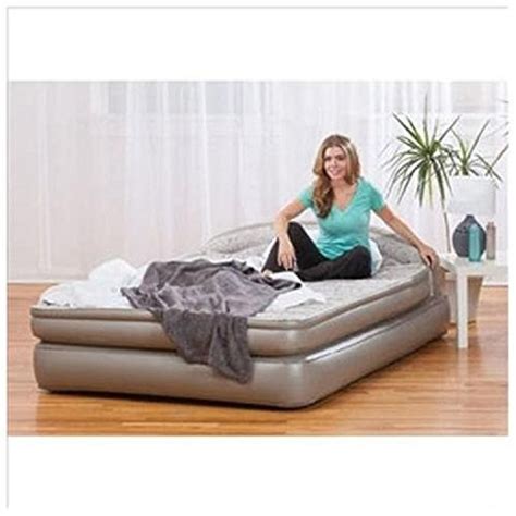 AeroBed Comfort Anywhere 18" Air Mattress with Headboard Design ...