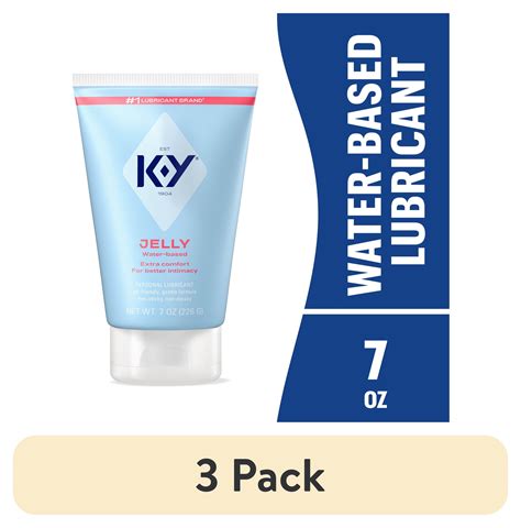 (3 pack) K-Y Jelly Personal Lubricant, Water Based Lube For Sexual