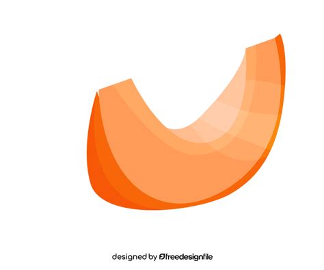 cartoon pumpkin slice clipart