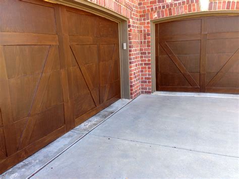 Paint Metal Garage Door Like Wood at Thomas Lujan blog