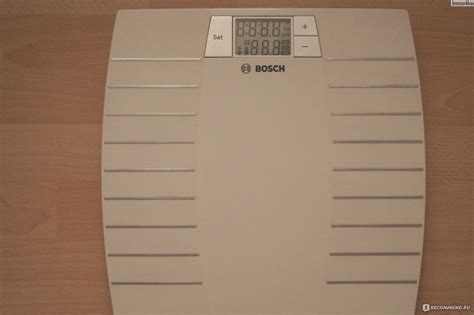 Напольные весы BOSCH PPW3120/01 - «Точно измерят вес, количество жира и ...
