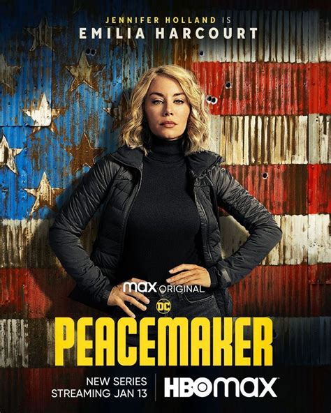 Jennifer Holland - "Peacemaker" Poster 2022 • CelebMafia