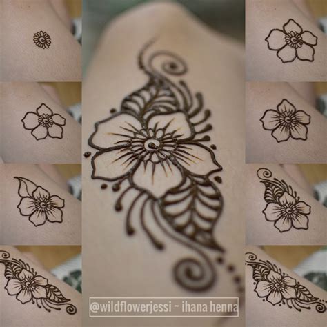 Simple Flower Henna Designs Step By | Best Flower Site