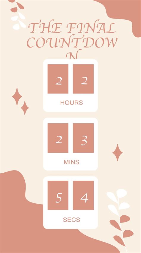Free Countdown Templates to Customize Online