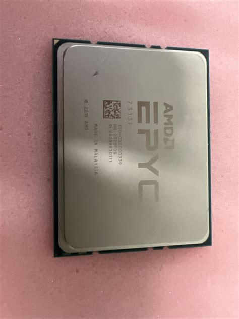 AMD EPYC MILAN SP3 ZEN3 7313P 16-Core 3.0GHz Processor CPU 100 ...