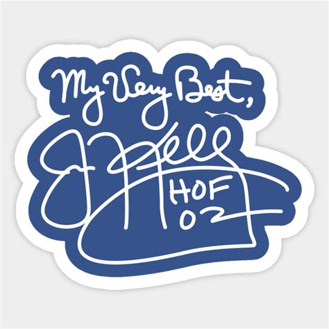 Jim Kelly Buffalo Bills Autograph - Buffalo Bills - Sticker | TeePublic