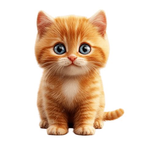kucing oren lucu animasi