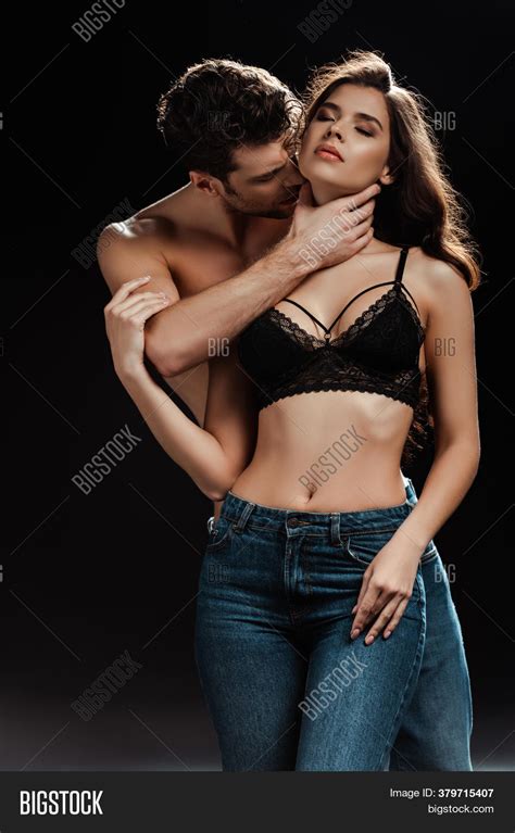 Passionate Kiss On Neck