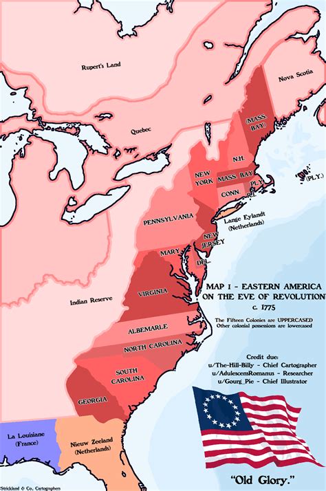 The Fifteen Colonies, 1775 (Final Frontiers #1) : r/Earth98