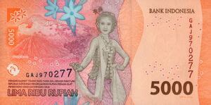 banknote  rupiah indonesia  issue worp