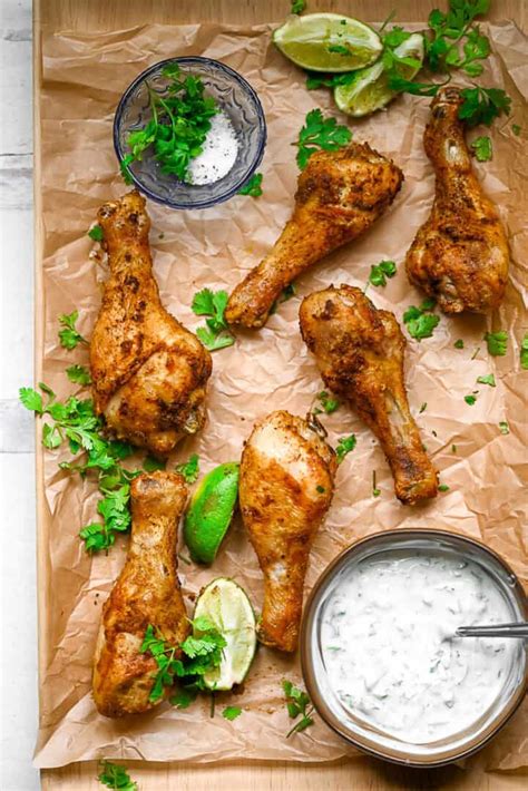 Air Fryer Chicken Legs - Nutmeg Nanny