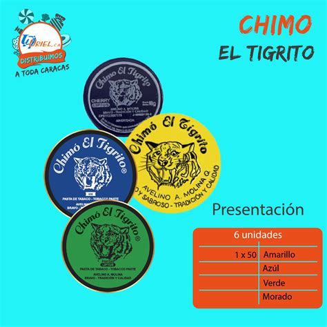 Chimó El Tigrito - Distribuidora Uriel CA Confitería