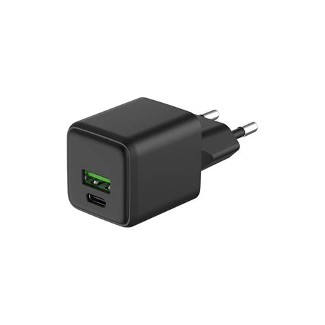 Сетевое зарядное устройство REXANT с портами USB-A и USB-C, 25Вт GaN 18 ...