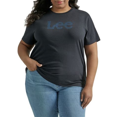 Lee Women's Plus Size Logo Tee - Walmart.com