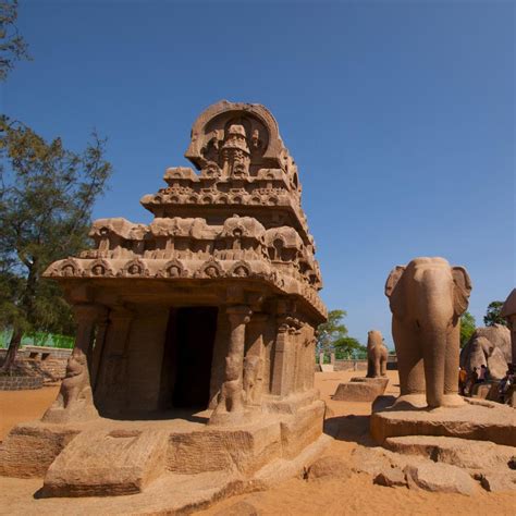 pancha rathas  mahabalipuram  ancient monolithic marvels  india