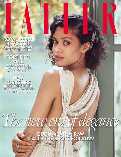 GUGU MBATHA RAW for Tatler Magazine, February 2022 – HawtCelebs